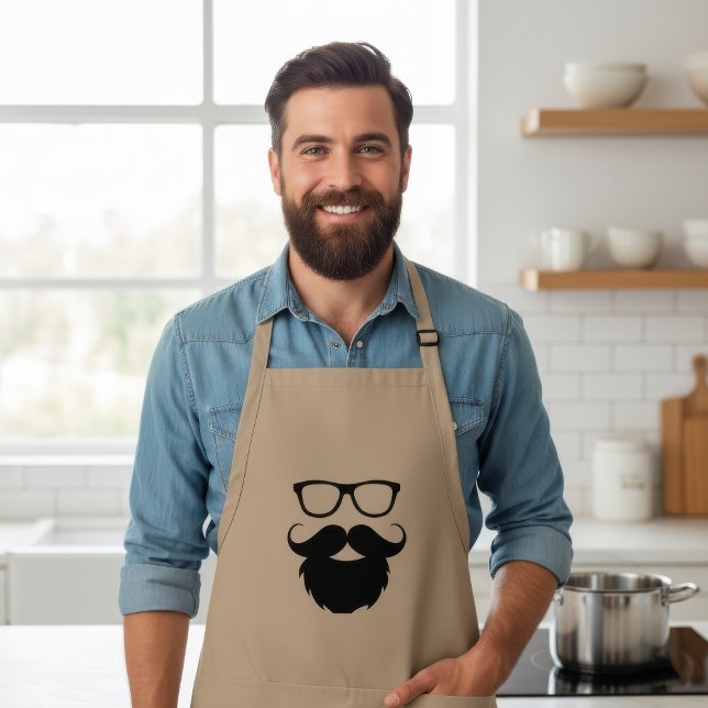 Erwachsener lustiger Bartmann Schürze (Von Creator hochgeladen)