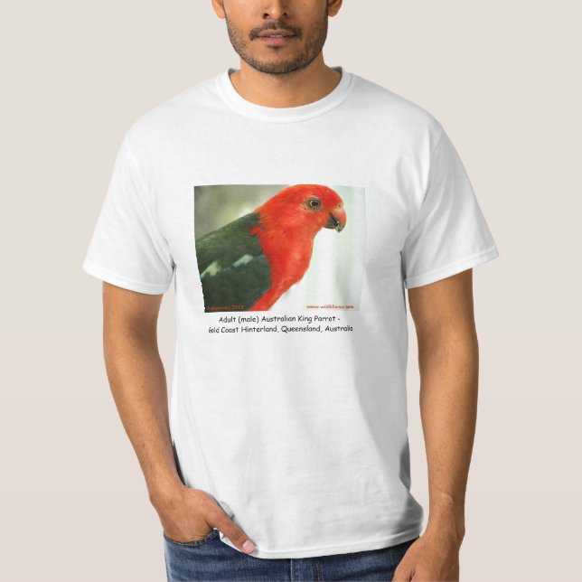 Erwachsener (männlicher) australischer König T-Shirt (Vorderseite)