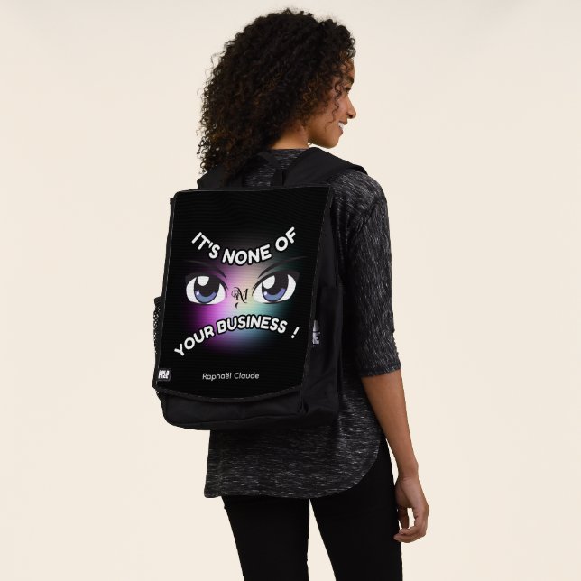 Erwachsener Rucksack: Keines von Ihnen (schwarz) Rucksack (Ausgewaschen)