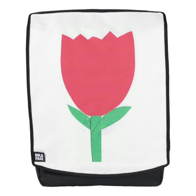 Erwachsener Rucksack mit Tulip Design (Vorderseite)