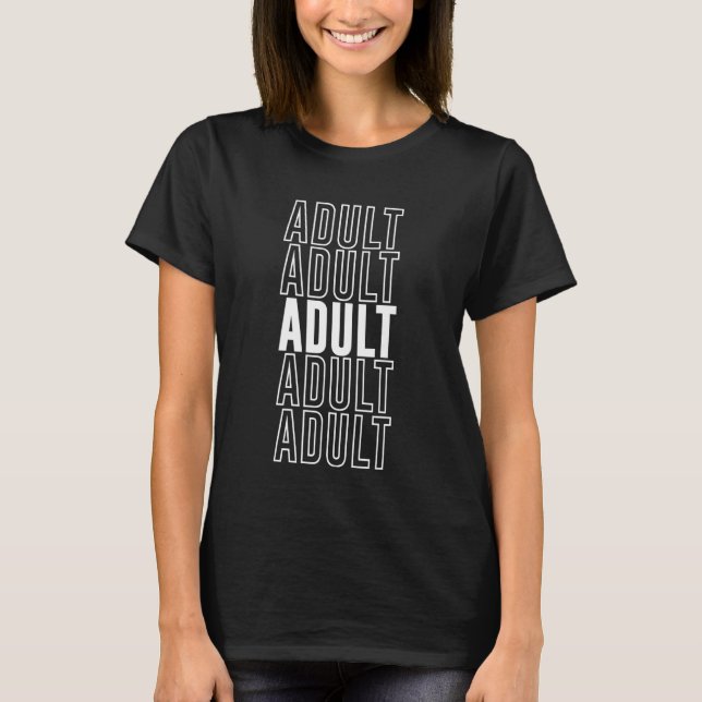 Erwachsener T-Shirt (Vorderseite)