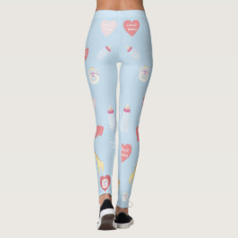 Erwachsenes Blau der Baby-Leggings-| ABDL | Leggings