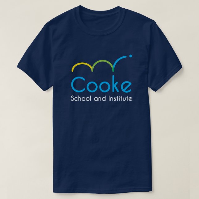 ERWACHSENES Cooke Logo-T-Shirt, dunkelblau T-Shirt (Design vorne)