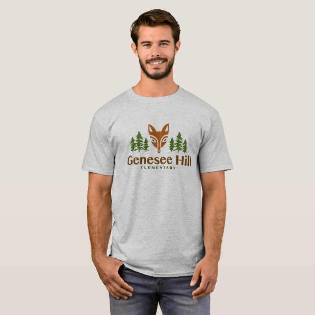 Erwachsenes Fox-Logo-Shirt T-Shirt (Vorne ganz)