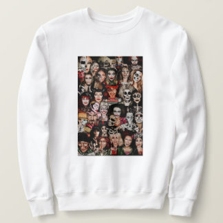 Erwachsenes Halloween-Collage-Crew-Sweatshirt Sweatshirt