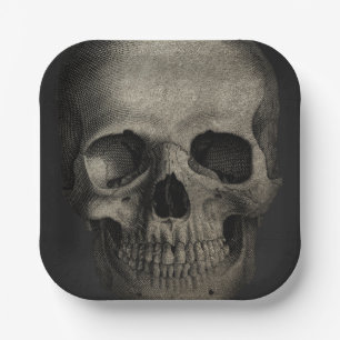 Erwachsenes Halloween-Party Skulkl Pappteller