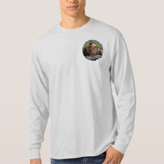 Erwachsenes langes Logo Hülseraglan-RFT T-Shirt