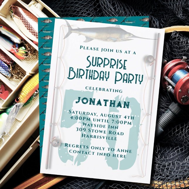 Erwachsenes männliches Party mit großer Zahl Einladung (Von Creator hochgeladen)