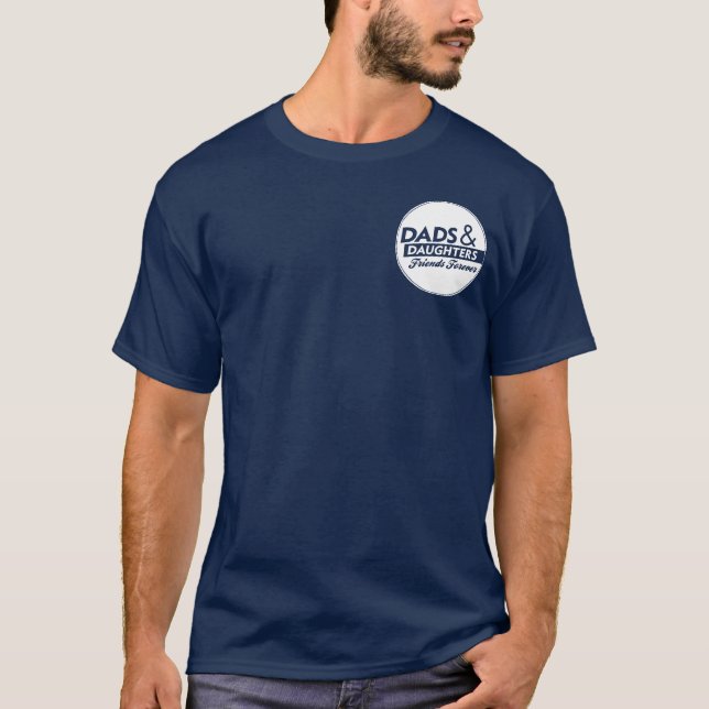 Erwachsenes T-Shirt: Großes hinteres Logo mit T-Shirt (Vorderseite)