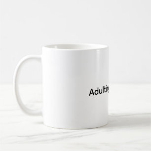 Erwachsenwerden ist ein Schwindel lustiger Kaffeeb Kaffeetasse