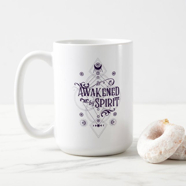 Erwacht von Spirit (Sleigh Riders bucht Drei) Kaffeetasse (Mit Donut)