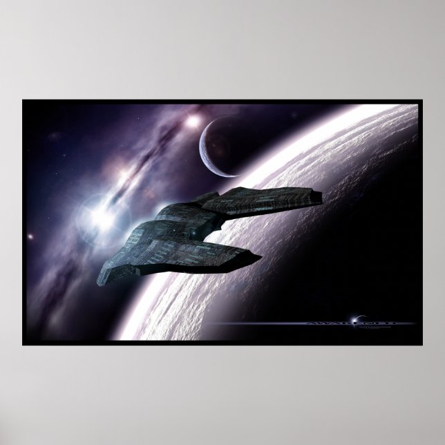 ERWACHTE SCI-Fi-Plakatdruck Poster (Vorne)
