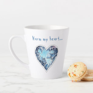 Erwärme mein eisiges Herz, personalisiert Milchtasse