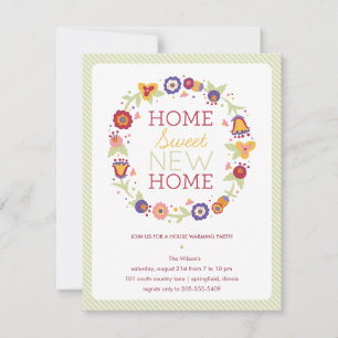 Erwärmung des Blumenkastens Einladung