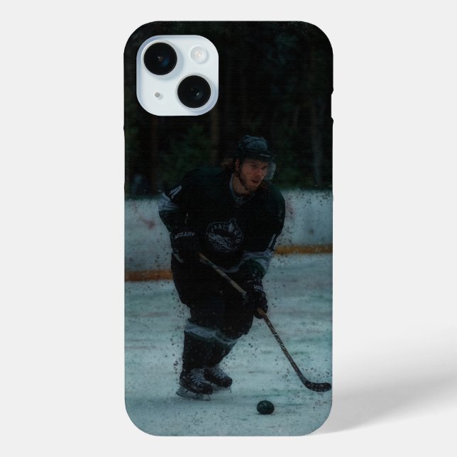 Erwärmung des Eishockey-Spielers Case-Mate iPhone Hülle (Rückseite)
