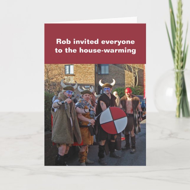 Erwärmung Karte (Vorderseite)