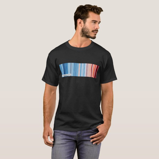 Erwärmung Streifen T - Shirt (Vorne ganz)