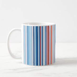 Erwärmung Stripes 1901-2020 — Vereinigte Staaten Kaffeetasse