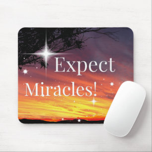 Erwarten Sie, dass Wunder das Sonnenuntergang spre Mousepad