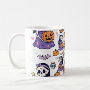 Erwartet ein kleines Boo Schwangeres Skelett Hallo Kaffeetasse