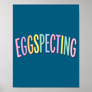 Erwartet Ostern werdende Eltern Schwangerschaft Poster
