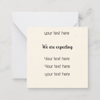 Erwartete MOMA-Ankündigung Mitteilungskarte