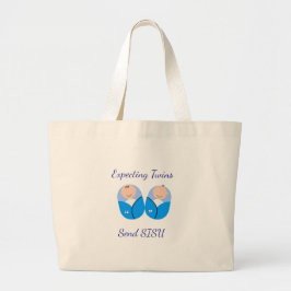 Erwartete Twins senden SISU Tote Bag Jumbo Stoffbeutel