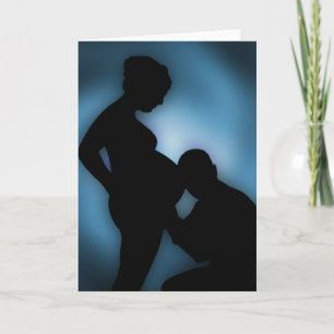 erwartetes Baby Ankündigung