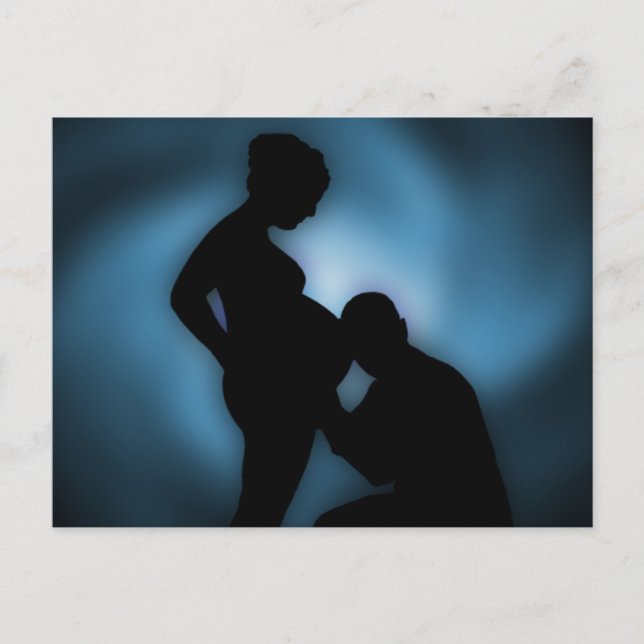 erwartetes Baby Postkarte (Vorderseite)