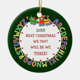 Erwartung 1. Weihnachtsgeschenke für Kinder Keramikornament