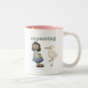 Erwartung - Afrikanische Mama wird und bleibt Zweifarbige Tasse