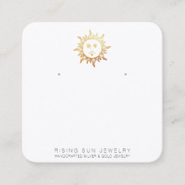 *~* ERWARTUNG ANZEIGEN QR Social Media Icons Sun Quadratische Visitenkarte