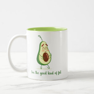 Erwartung der Mutter-lustigen Avocado Zweifarbige Tasse