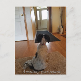 Erwartung der Rückkehr Postkarte