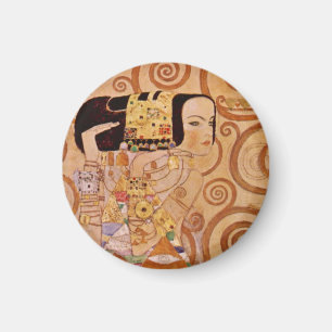 Erwartung durch Klimt Vintage Viktorianische Jugen Magnet