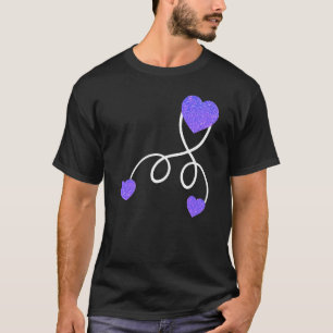 Erwartung einer schwangeren Liebe mit Zwillingen T-Shirt