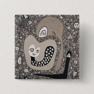 Erwartung eines Babys Button