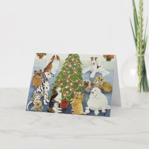 Erwartung Feiertagskarte