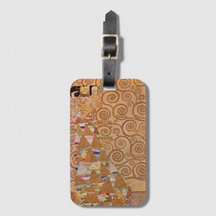 Erwartung von Klimt Vintage Victorian Art Nouveau Gepäckanhänger