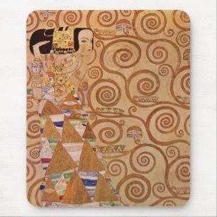 Erwartung von Klimt Vintage viktorianische Kunst N Mousepad