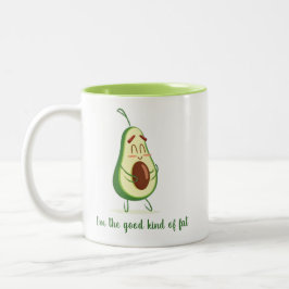 Erwartung von Mutter Funny Avocado Zweifarbige Tasse