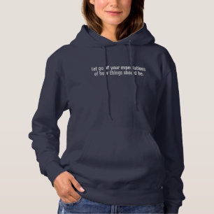 Erwartungen Frauen als Grundschuldner Hoodie