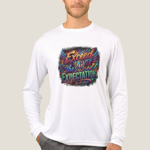 Erwartungen übertreffen – Motivierendes Erfolg-T-S Tri-Blend Shirt
