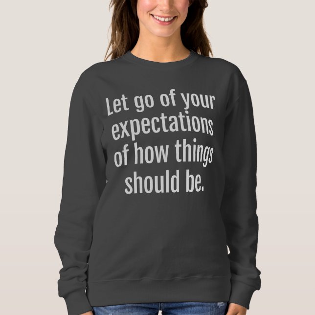Erwartungen Women's Basic Sweatshirt (Vorderseite)