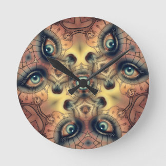 erwecke Kunst Runde Wanduhr