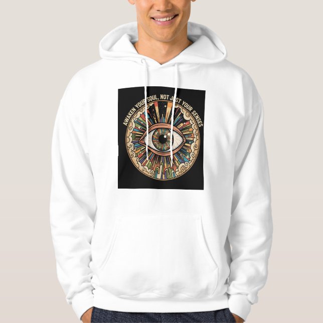Erwecken Sie Ihr Soul Psychedelic Eye Hoodie - (Vorderseite)