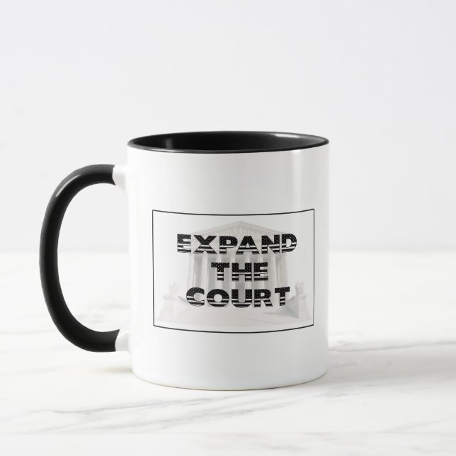 Erweitern Sie das Gericht Tasse (Links)