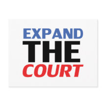 "Erweitern Sie den Hof", blau, weiß, schwarz -