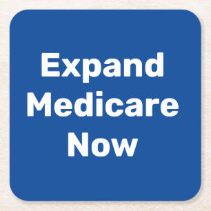 Erweitern Sie den Untersetzer Medicare Now Square