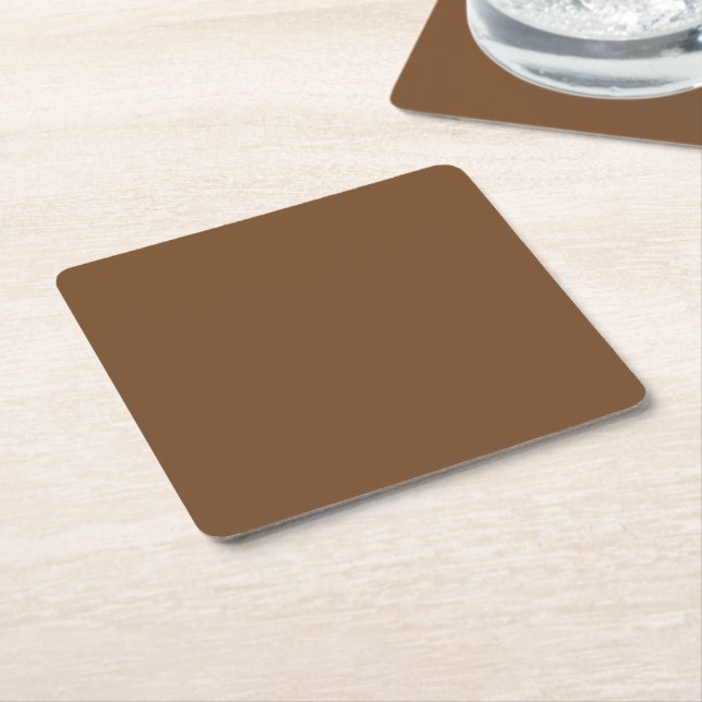 Erweitern Sie Ihr Design mit einem braunen Hinterg Rechteckiger Pappuntersetzer (angewinkelt)